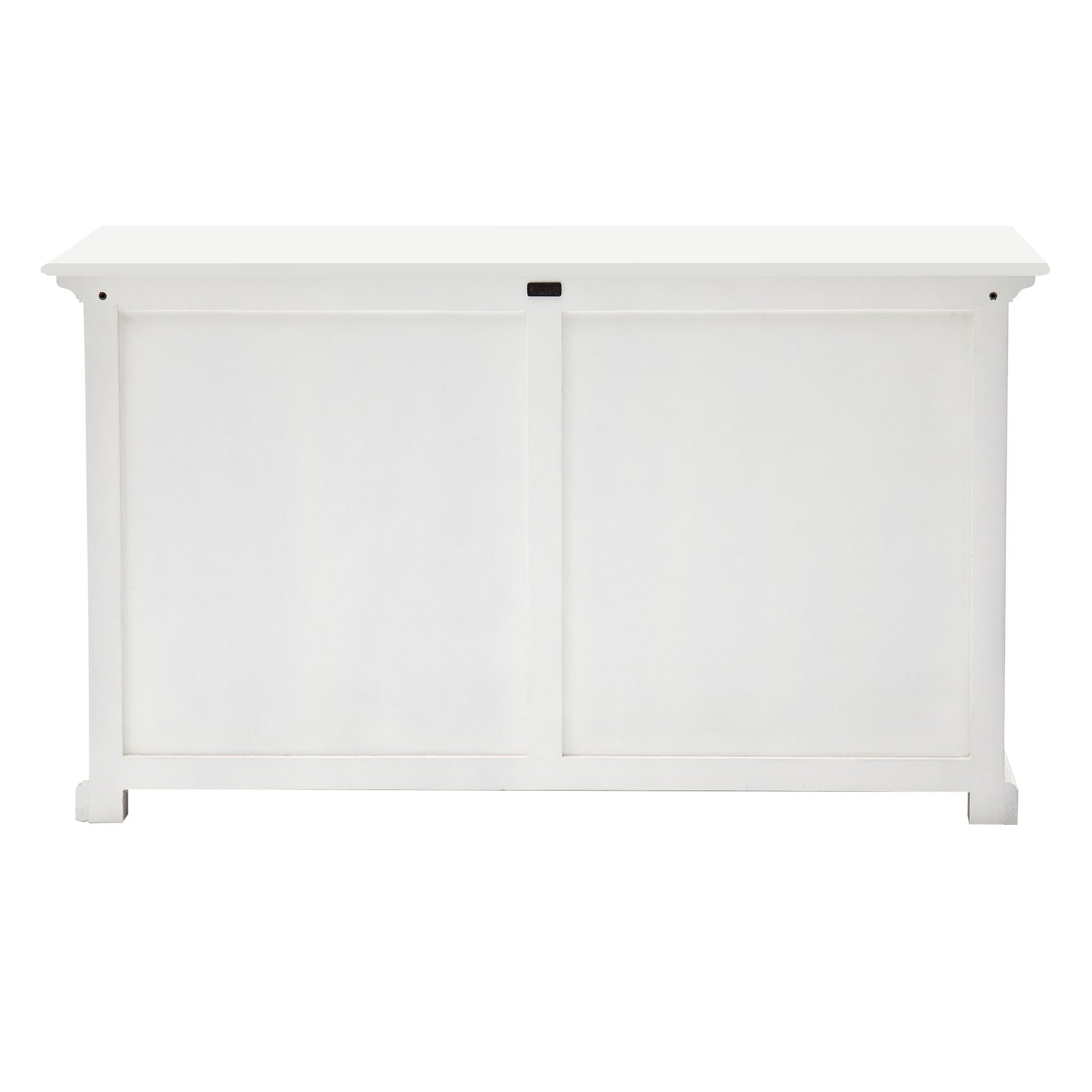 NovaSolo Provence 57" Classic White Mahogany Buffet With 4 Doors & 2 Drawers