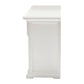 NovaSolo Provence 57" Classic White Mahogany Buffet With 4 Doors & 2 Drawers