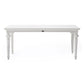 NovaSolo Provence 79" x 39" Classic White Mahogany Large Dining Table