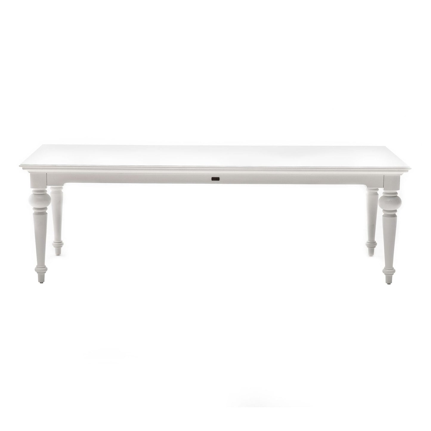 NovaSolo Provence 94" x 39" Classic White Mahogany Extra Large Dining Table