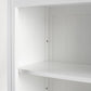 NovaSolo Skansen 35" Classic White Mahogany Single-Bay Hutch Cabinet With 2 Doors & 5 External Shelves