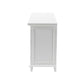 NovaSolo Skansen 63" Classic White Mahogany Cabinet With 4 Doors & 2 Drawers