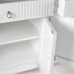 NovaSolo Skansen 63" Classic White Mahogany Cabinet With 4 Doors & 2 Drawers