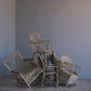 NovaSolo Wickerworks Collection 22" Rustic Split Rattan 2 Duke Chairs