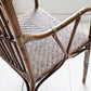 NovaSolo Wickerworks Collection 22" Rustic Split Rattan 2 Duke Chairs
