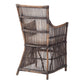 NovaSolo Wickerworks Collection 24" Rustic Split Rattan 2 Duchess Chairs