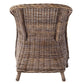 NovaSolo Wickerworks Collection 27" Hand-Woven Natural Kubu Rattan 2 Bonsun Armchairs