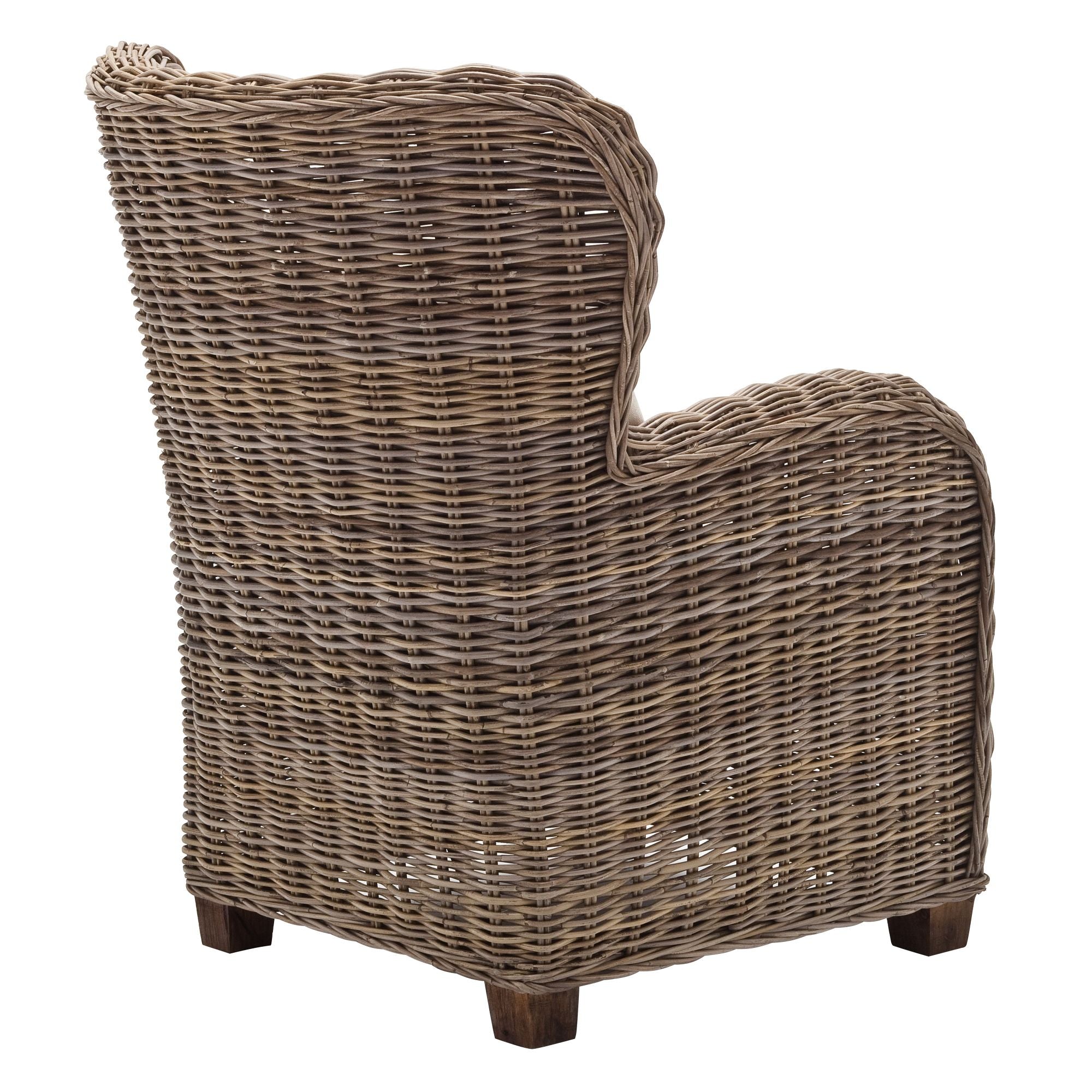 Rattan discount queen chair