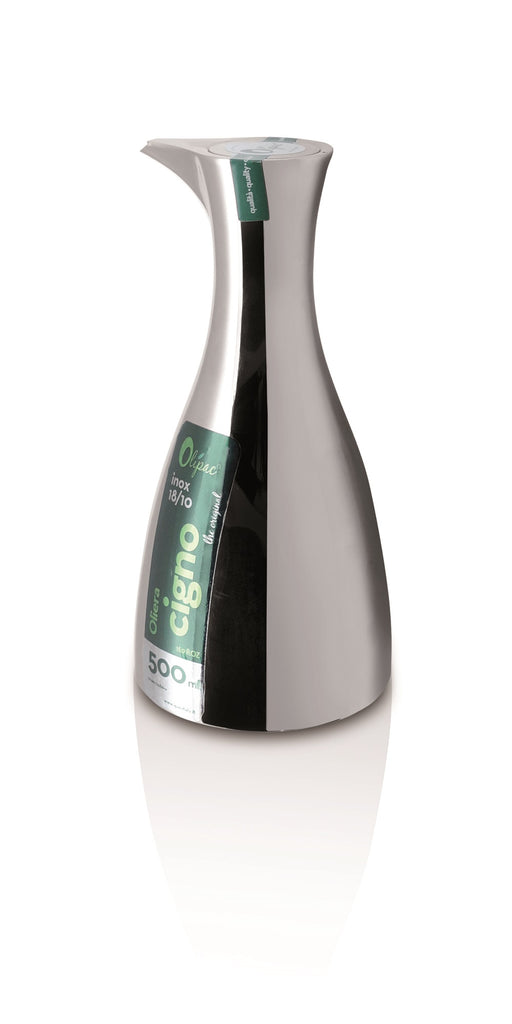 Olipac 500ML Cigno Stainless Steel Oil Can With Captivating Design