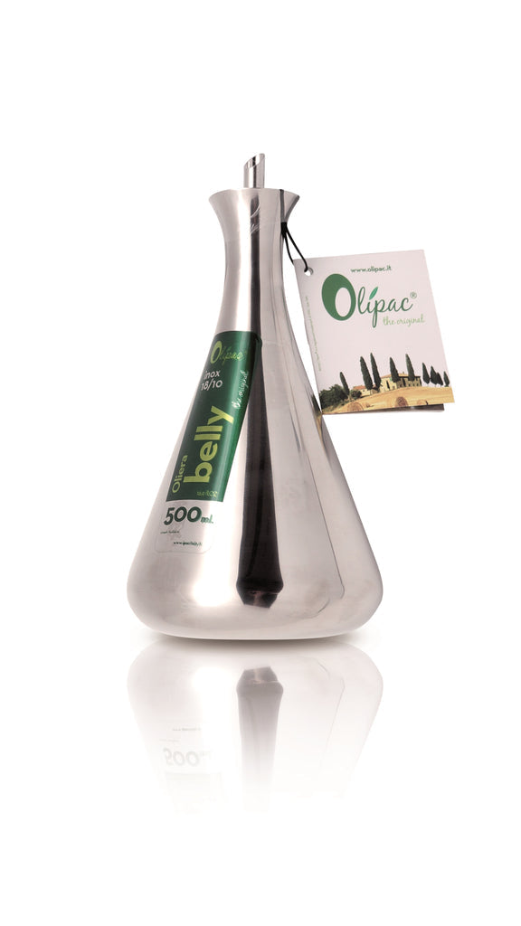 Olipac 500ML Stainless Steel Belly Oil Can