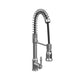 PULSE ShowerSpas Santa Cruz 9" H x 33" W x 22" D Brushed Stainless Steel Drop-in Sink With Spring Neck Faucet