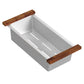 PULSE ShowerSpas Santa Cruz SCS-3219SBA-SSB Dual Mounted Brushed Stainless Steel Sink