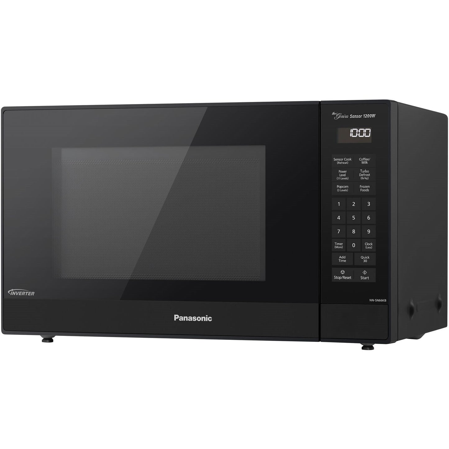 Panasonic Black 1.2 Cu. Ft. 1200W Black Microwave With Inverter Technology