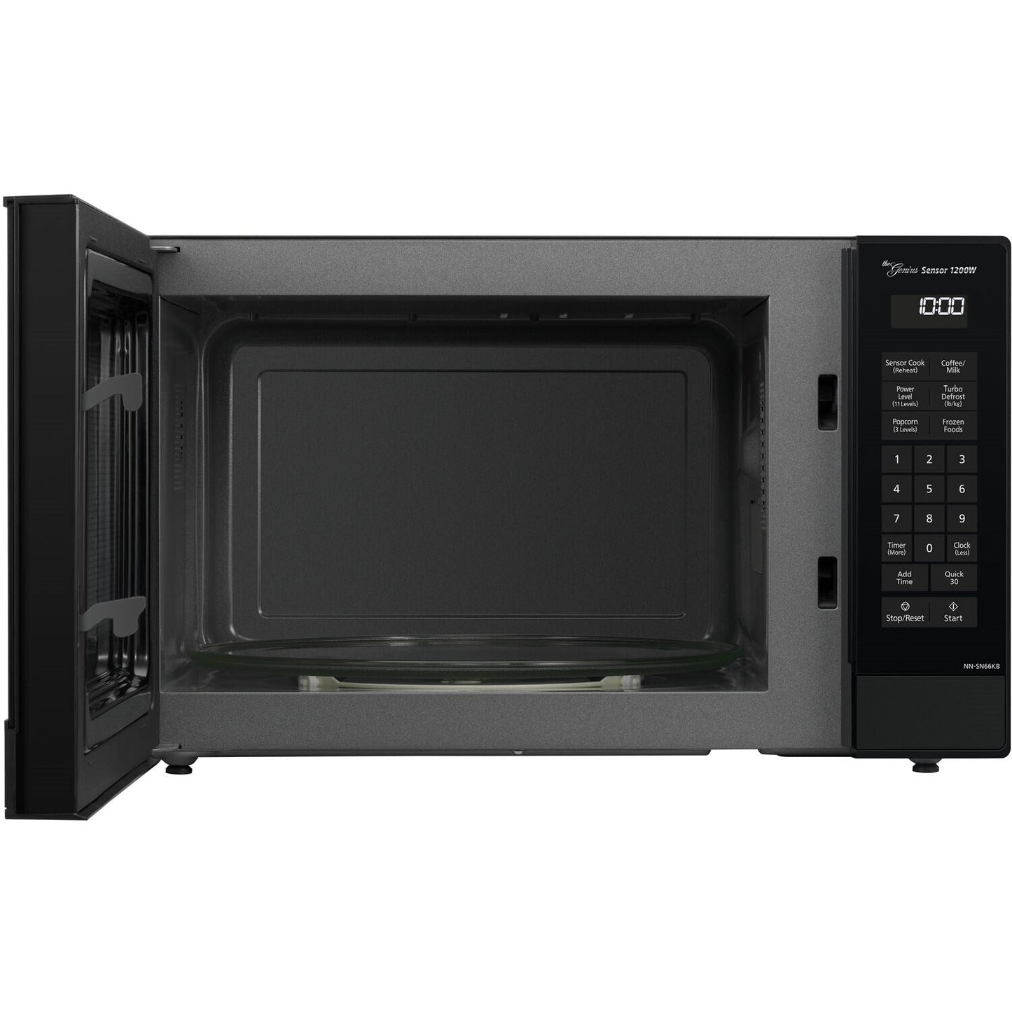 Panasonic Black 1.2 Cu. Ft. 1200W Black Microwave With Inverter Technology