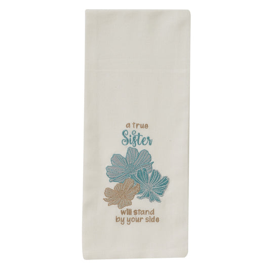 Park Designs A True Sister Embroidered Dishtowel - Set of 6