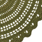 Park Designs Addison Crochet Placemat Matcha Green - Set of 12