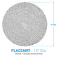 Park Designs Addison Crochet Placemat Sienna - Set of 12