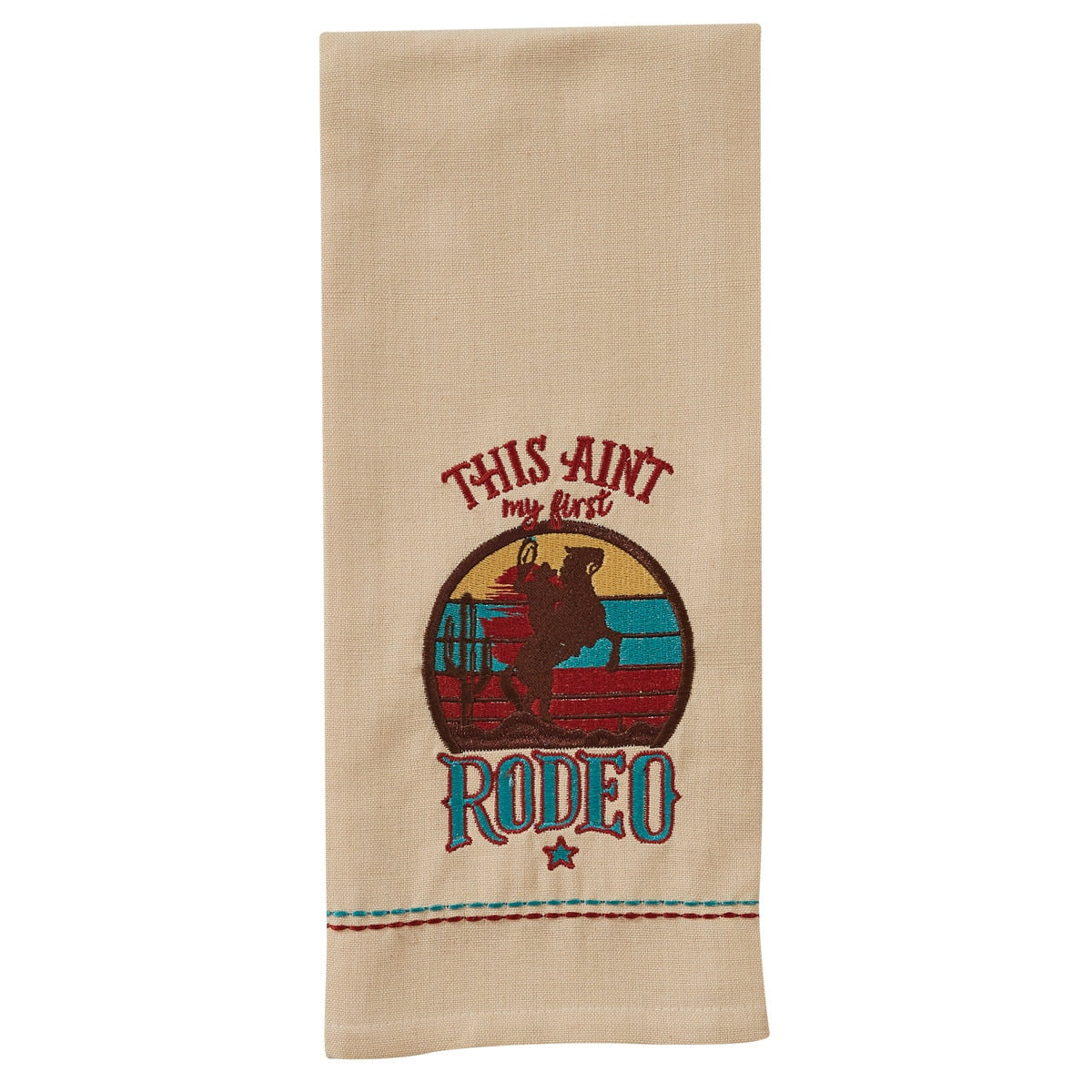 Park Designs Ain't My First Rodeo Dishtowel - Set of 6