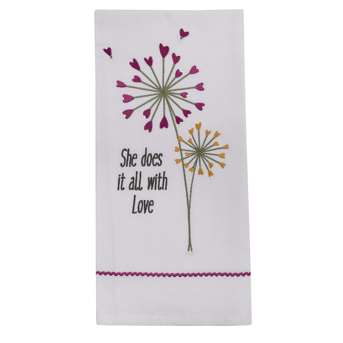 Park Designs All With Love Decorative Dishtowel - Set of 6