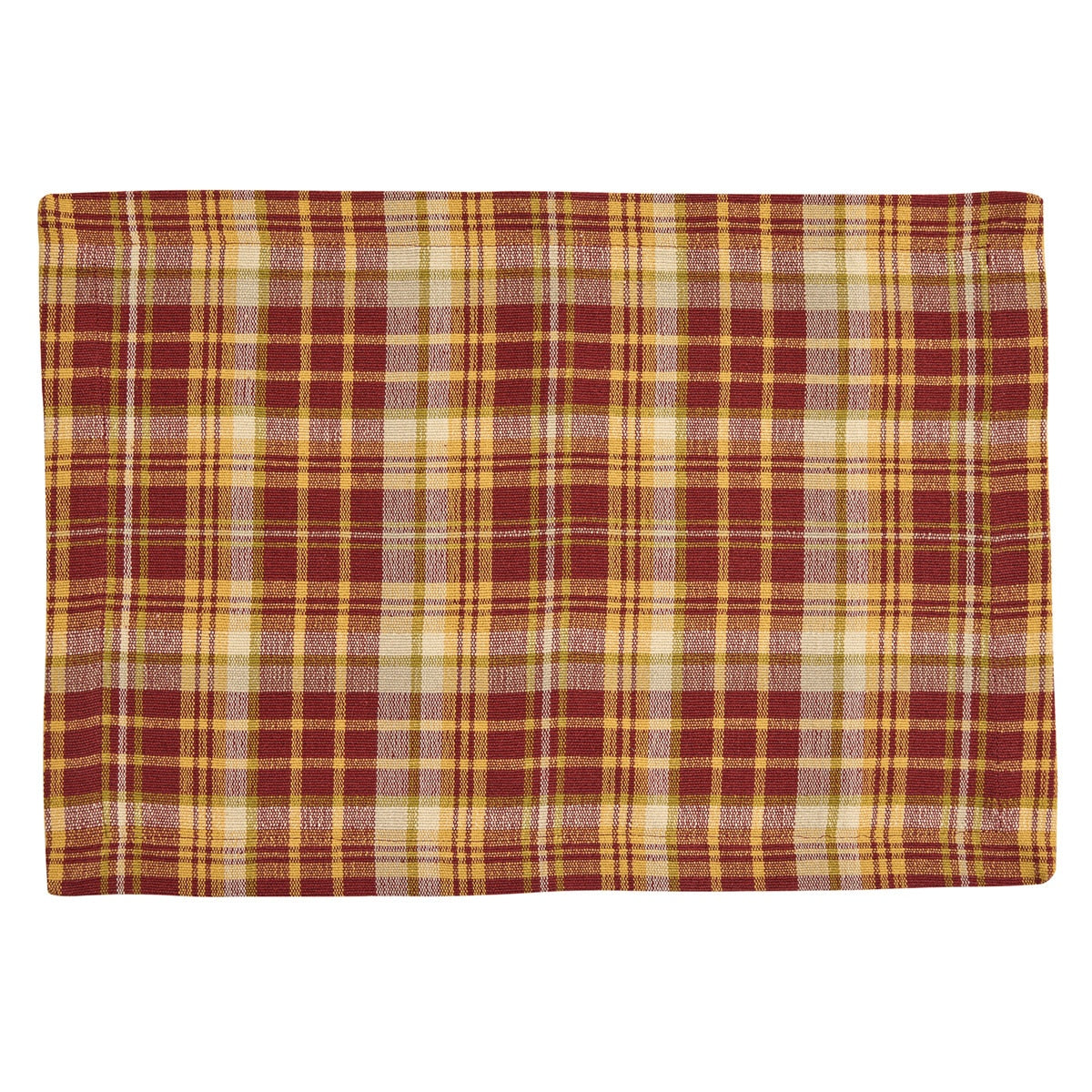 Park Designs Astor Plaid Placemat - Set of 12