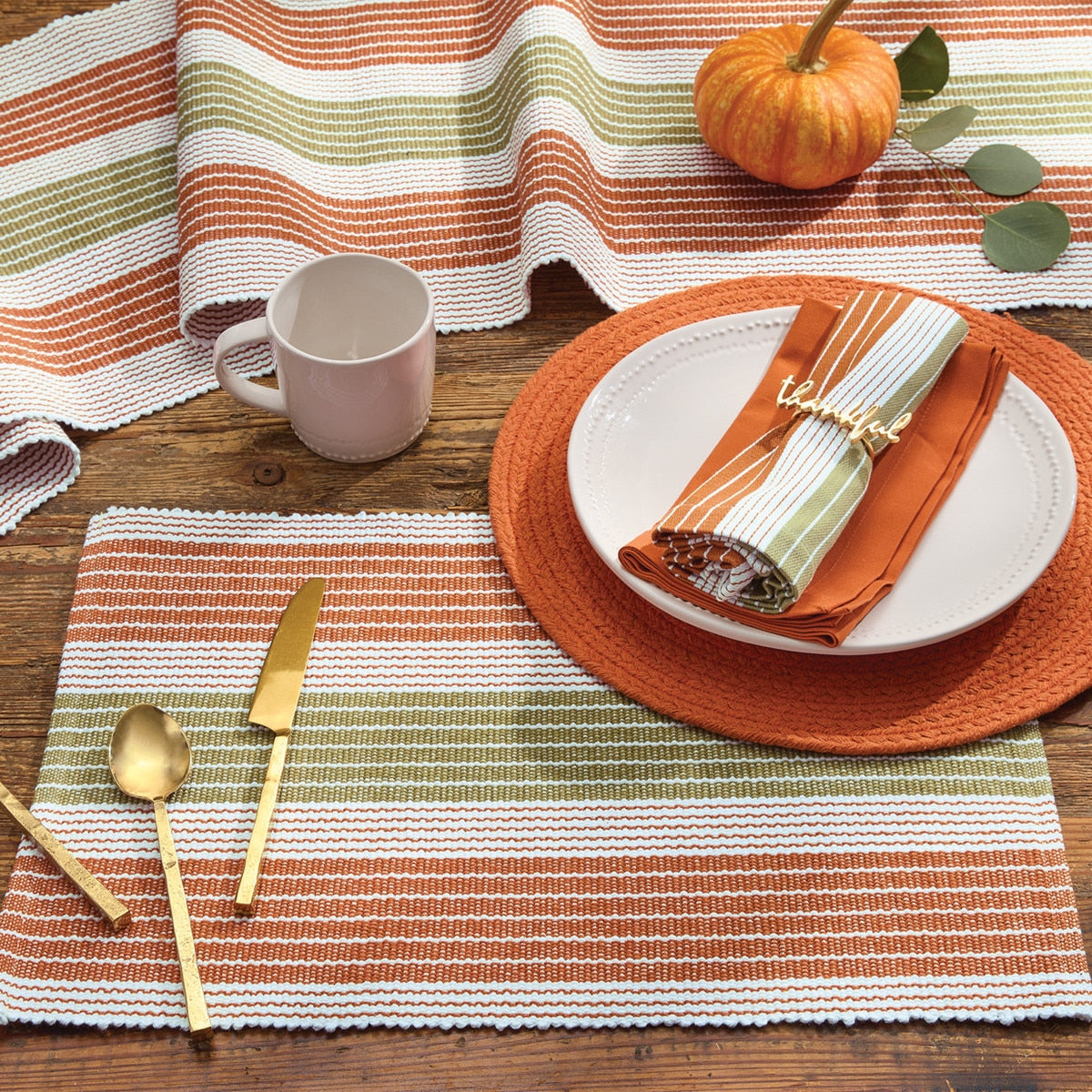 Park Designs Auburn Stripe Placemat - Set of 12