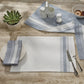 Park Designs Aurora Stripe Dishtowel Blue - Set of 12