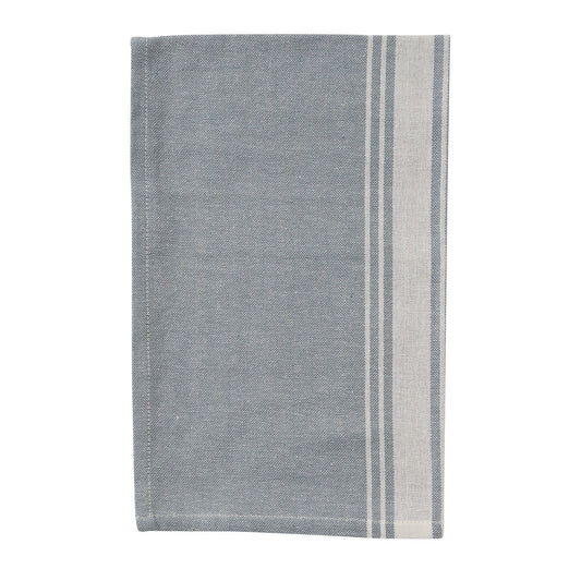 Park Designs Aurora Stripe Dishtowel Blue - Set of 12
