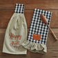 Park Designs Autumn Checkerboard Decorative Dishtowel - Set of 2