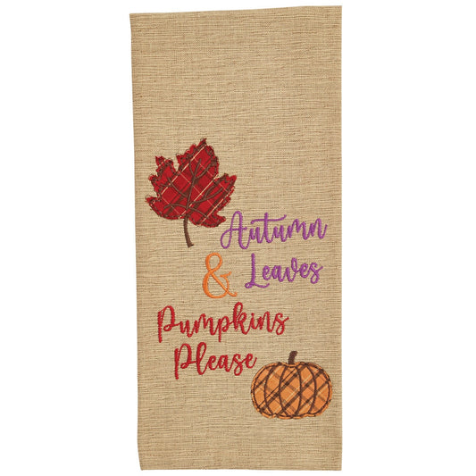 Park Designs Autumn Leaves Dishtowel - Set of 2