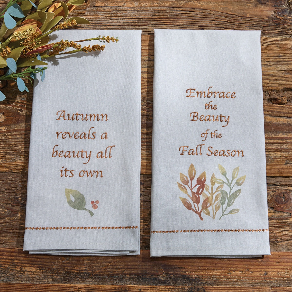 Park Designs Embrace The Beauty Dishtowel - Set of 6