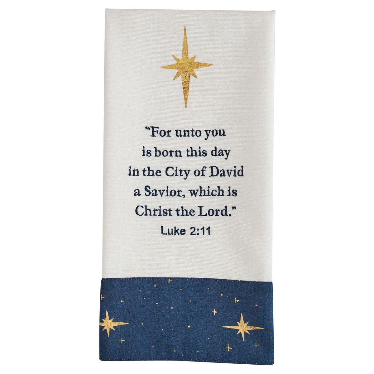 Park Designs Away In A Manger Decorative Dishtowel - Set of 6
