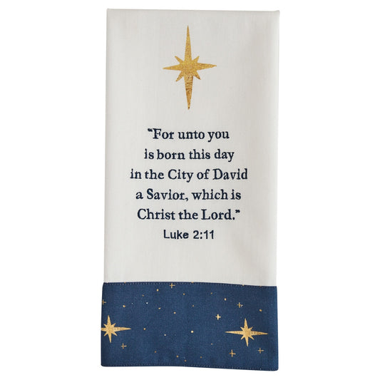 Park Designs Away In A Manger Decorative Dishtowel - Set of 6