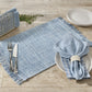 Park Designs Basketweave Napkin - Dusk - Set of 12