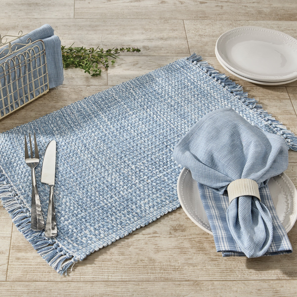 Park Designs Basketweave Napkin - Dusk - Set of 12