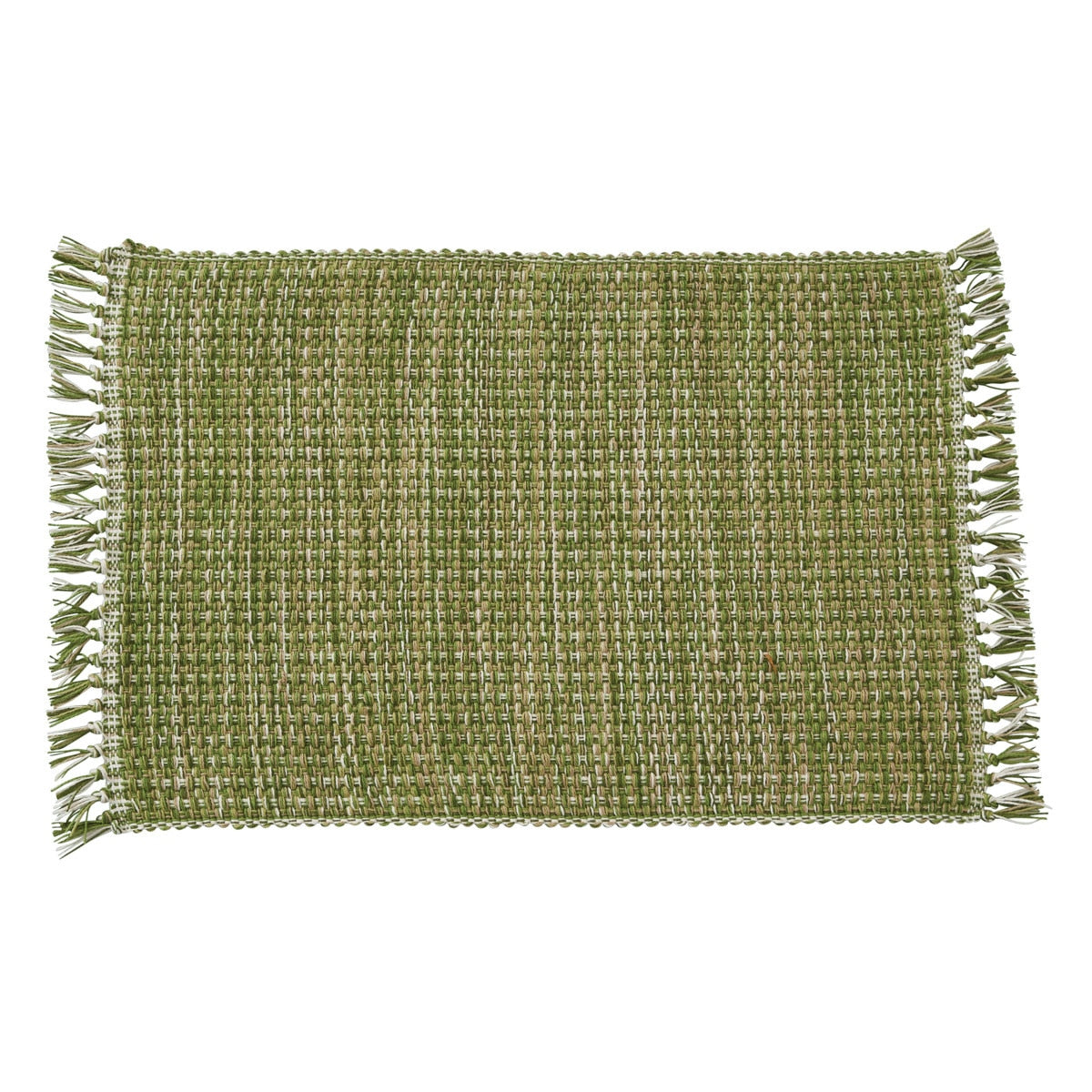 Park Designs Basketweave Placemat Evergreen - Set of 4
