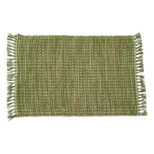 Park Designs Basketweave Placemat Evergreen - Set of 4