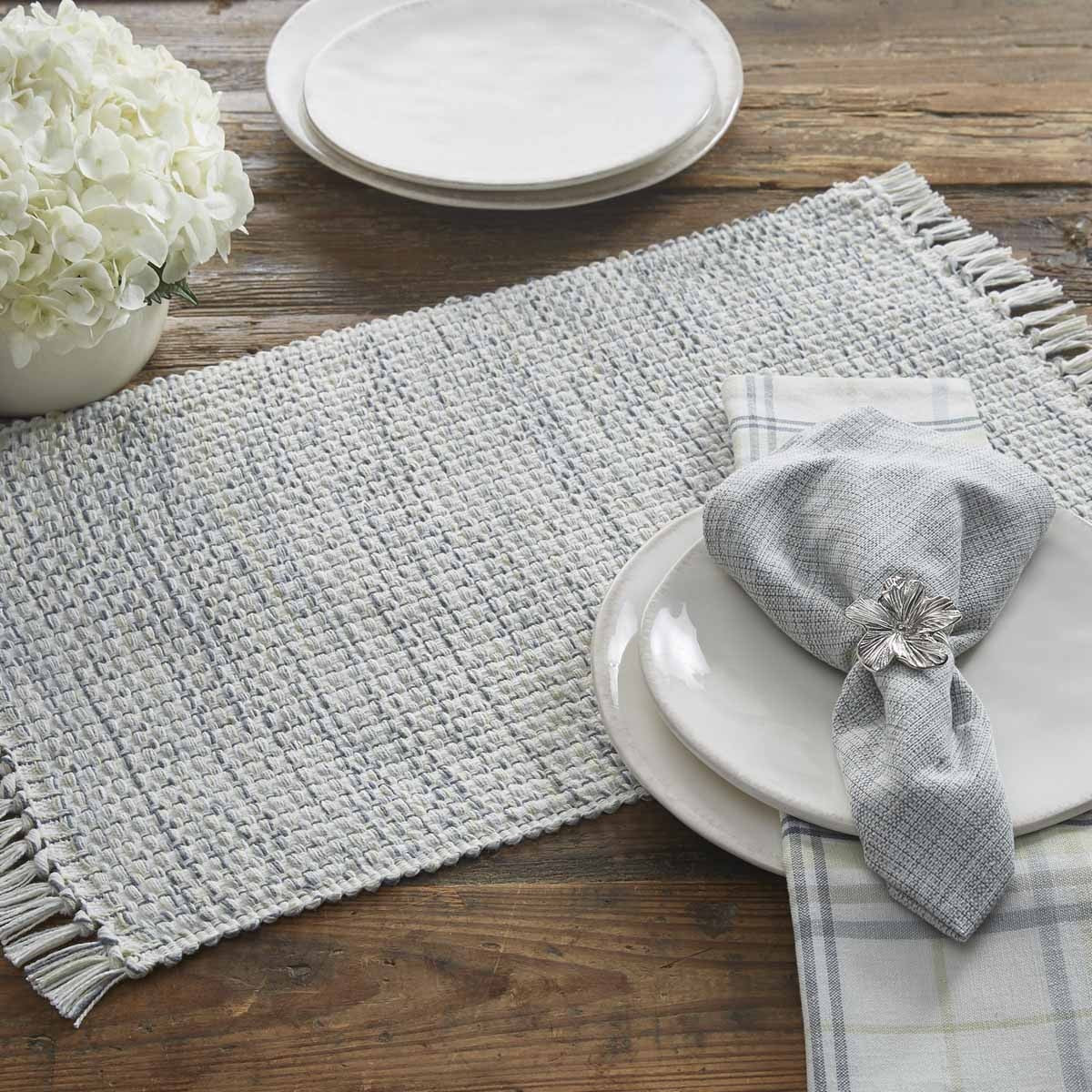 Park Designs Basketweave Placemat Rain - Set of 4