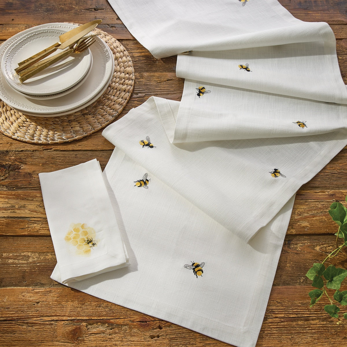 Park Designs Bee Happy Napkin - Set of 12