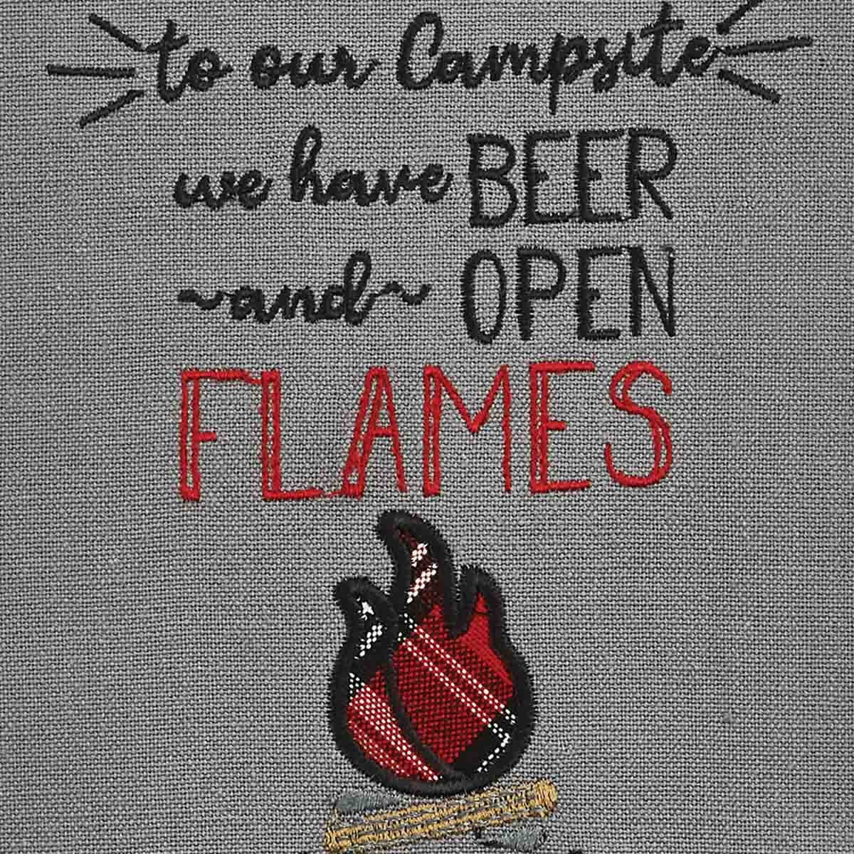 Park Designs Beer And Open Flames - Set of 2