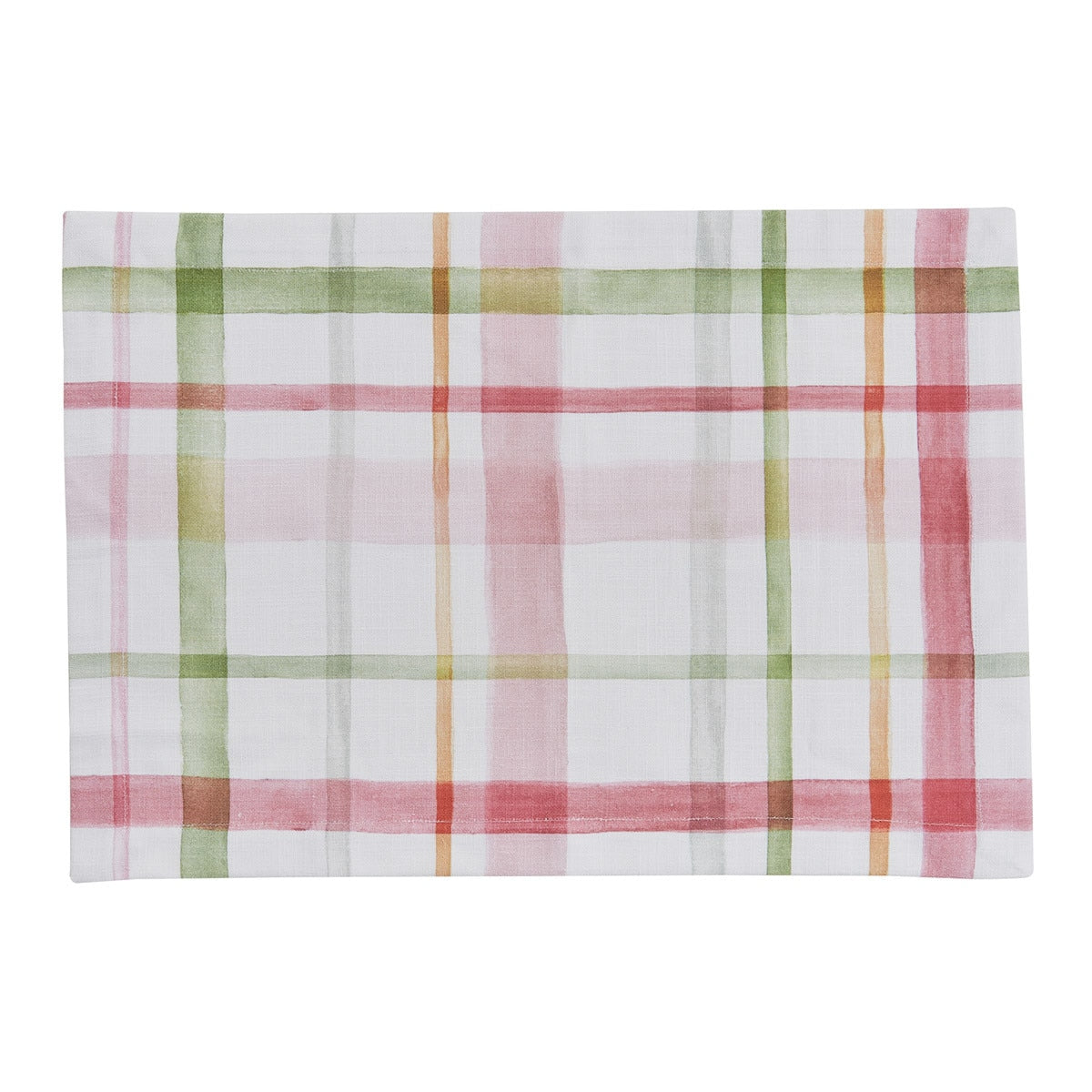 Park Designs Bella Watercolor Plaid Placemat - Set of 4