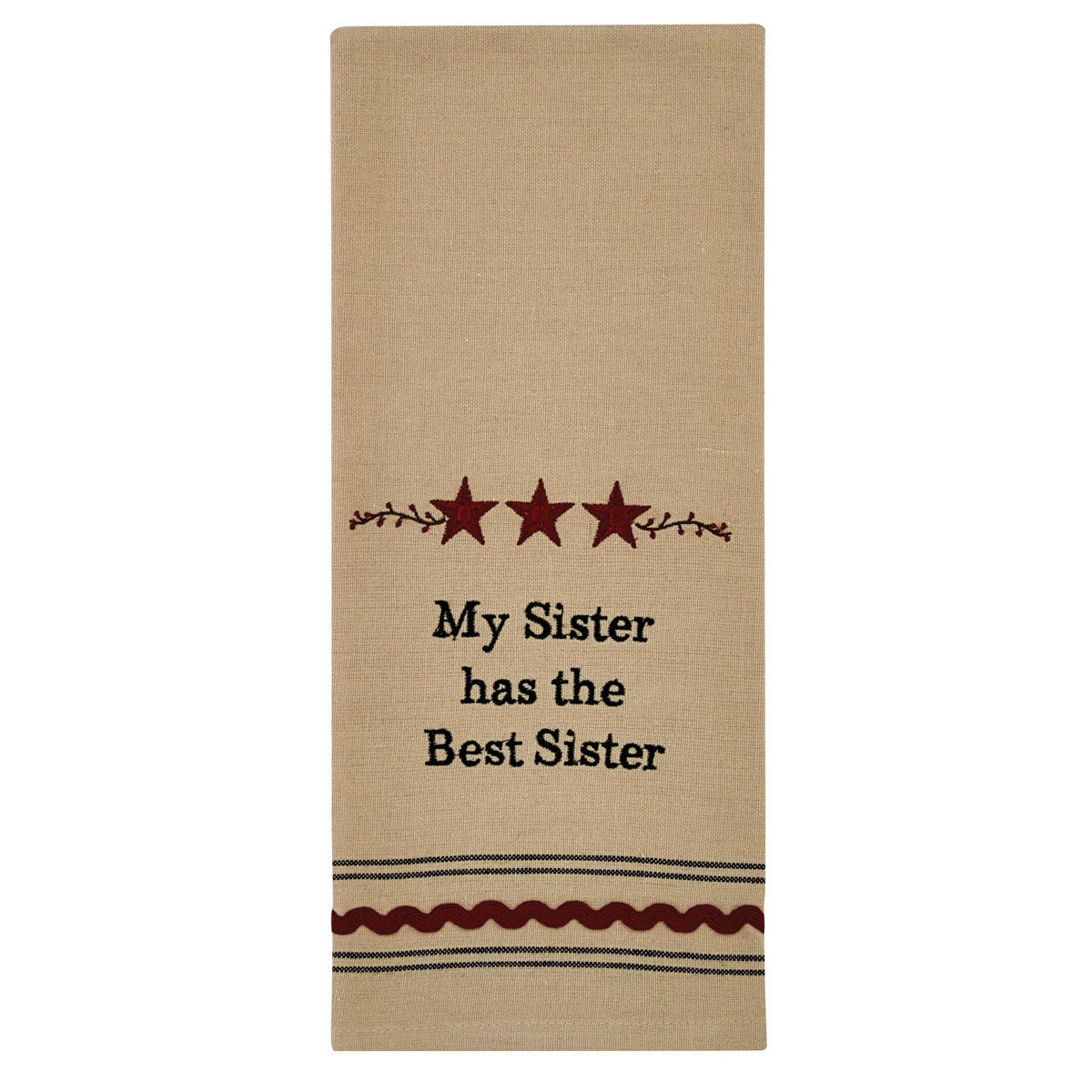 Park Designs Best Sister Dishtowel - Set of 2