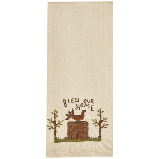 Park Designs Bless Our Home Decorative Dishtowel - Set of 6