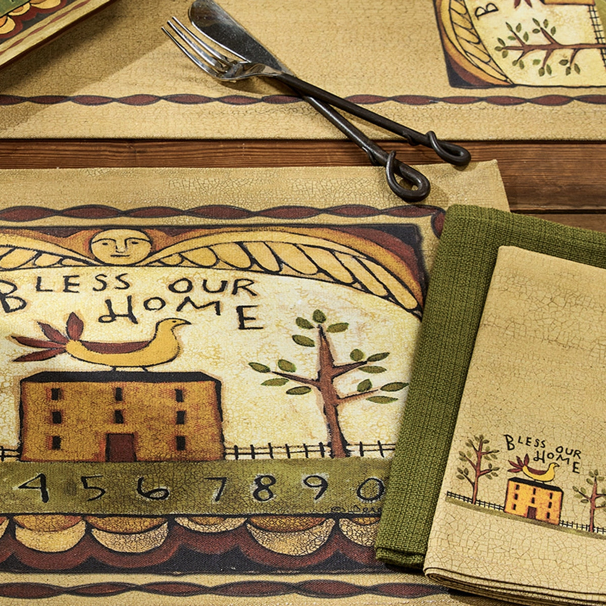 Park Designs Bless Our Home Placemat - Set of 12