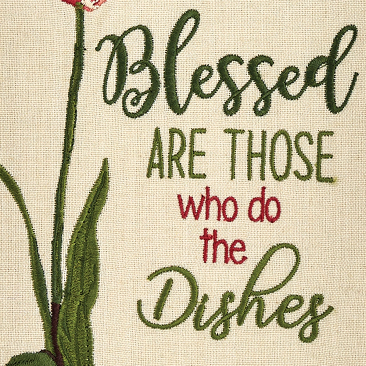 Park Designs Blessed Are Those Dishtowel - Set of 6