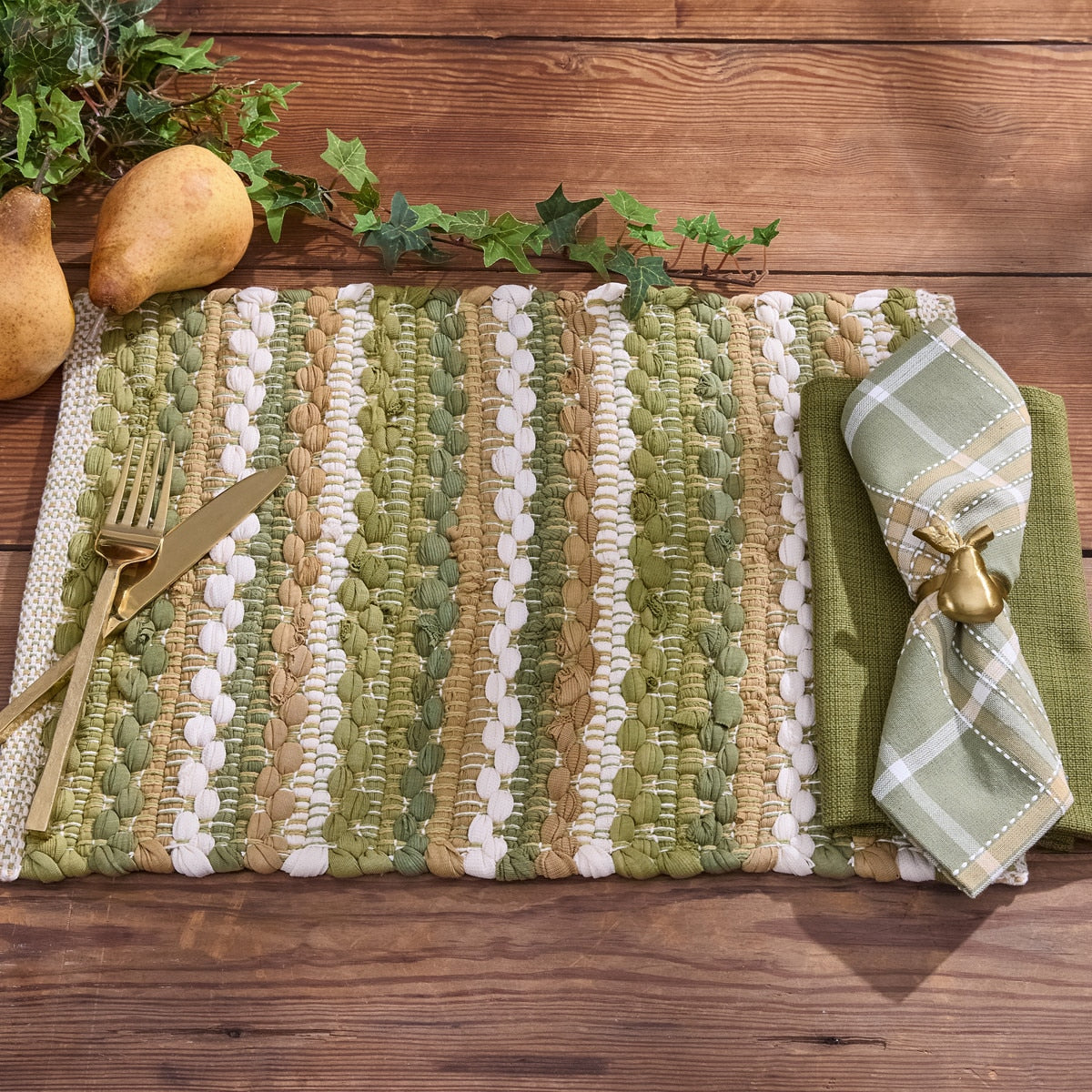 Park Designs Blossom Grove Chindi Placemat - Set of 12