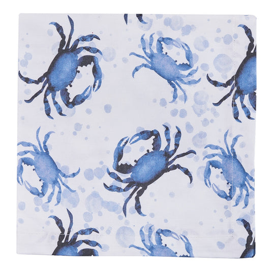 Park Designs Blue Crab Napkin - Set of 12