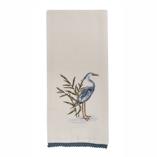 Park Designs Blue Heron Decorative Dishtowel - Set of 6