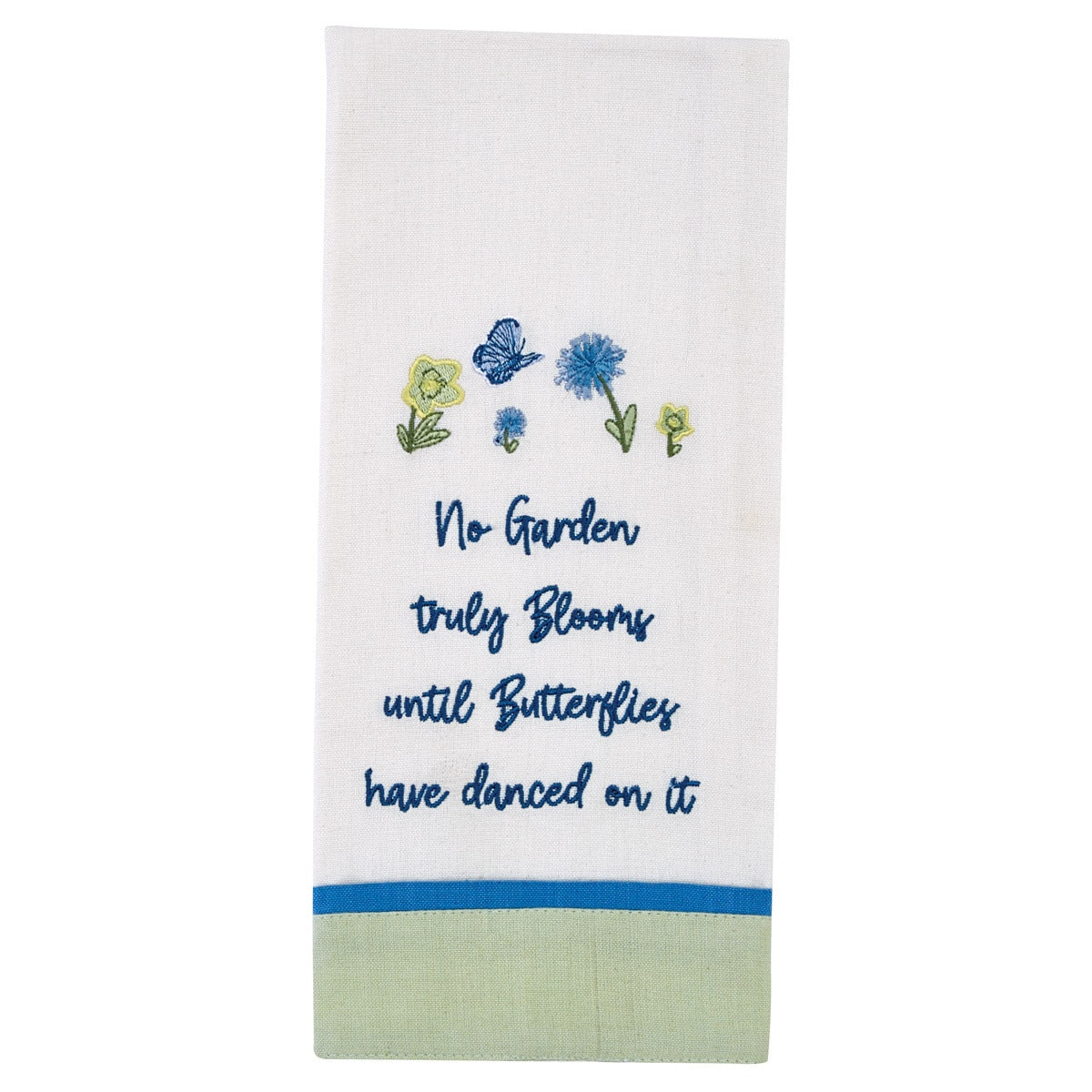 Park Designs Butterflies Have Danced Embroidered Dishtowel - Set of 2