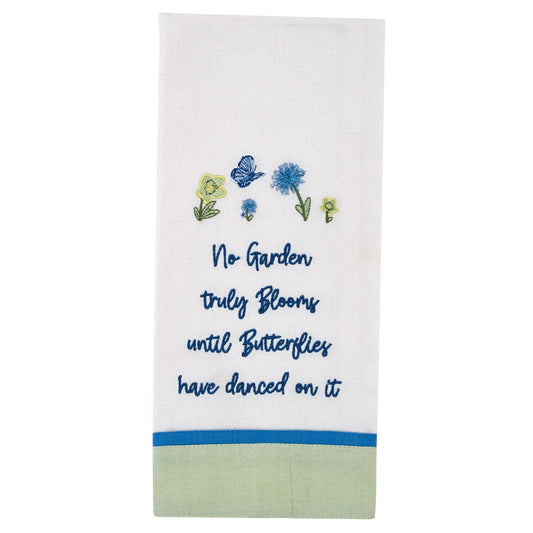Park Designs Butterflies Have Danced Embroidered Dishtowel - Set of 2