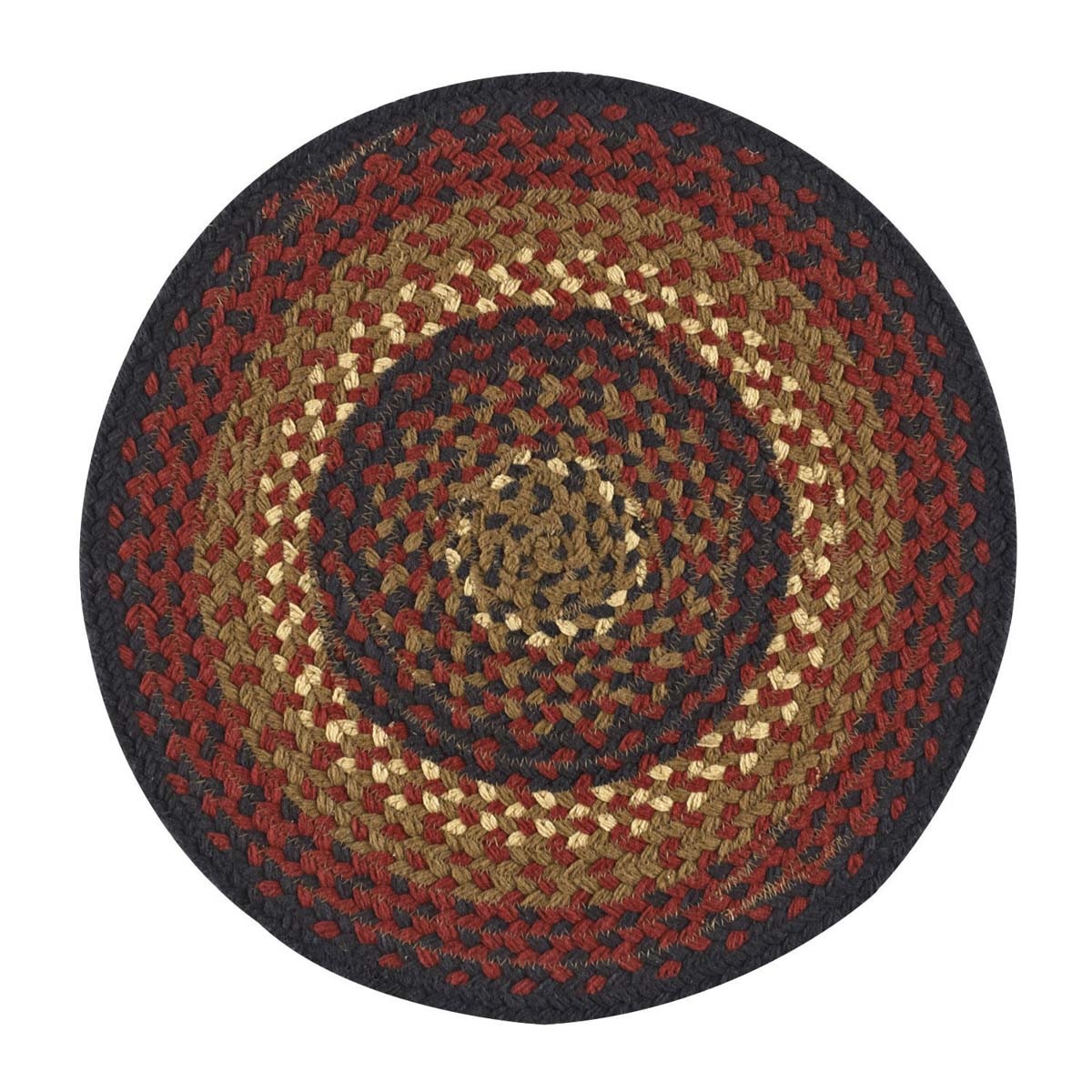 Park Designs CFolk Art Braided Round Placemat - Set of 6